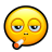 Smiley smoking icon