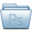 Blue Adobe Photoshop icon