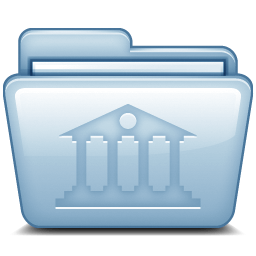 Blue Library icon