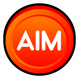 Aim, logo, social, social media icon - Free download