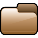 Folder Closed Brown icon