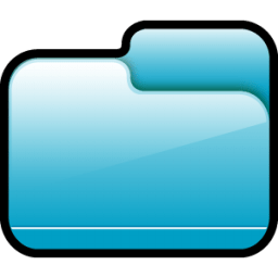 Folder Closed Blue icon