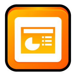 MS Office 2003 PowerPoint Icon | Sleek XP Software Iconpack