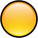 Button Blank Yellow icon