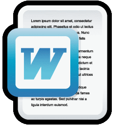Document Microsoft Word icon