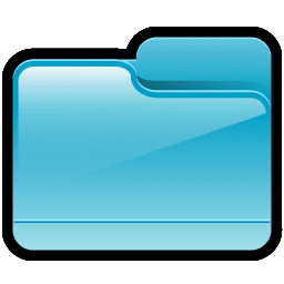 Folder Generic Blue icon