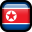North-Korea-Flag icon