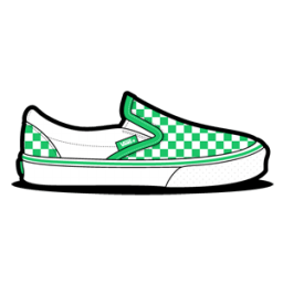 Vans Checkerboard Green Icon | Van Slip 
