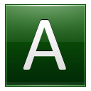 Letter-A-dg icon