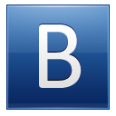 Letter-B-blue icon