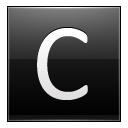 Letter-C-black icon