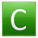 Letter-C-lg icon