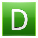 Letter-D-lg icon