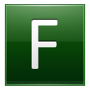 Letter F dg icon