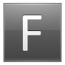 Letter-F-grey icon
