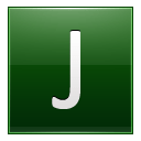 Letter-J-dg icon