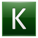 Letter-K-dg icon