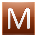 Letter-M-orange icon