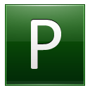 Letter-P-dg icon