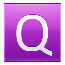 Letter-Q-pink icon