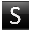 Letter-S-black icon