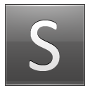 Letter-S-grey icon