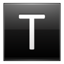 Letter-T-black icon