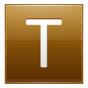 Letter-T-gold icon