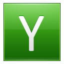 Letter Y lg icon