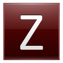 Letter-Z-red icon