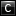 Letter C black icon