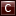 Letter C red icon