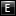 Letter E black icon