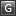 Letter G grey icon