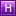 Letter H violet icon