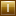Letter I gold icon