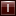 Letter I red icon
