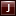 Letter J red icon