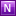 Letter N violet icon