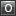 Letter O grey icon