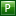 Letter P lg icon