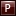Letter-P-red icon