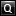 Letter Q black icon