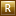 Letter-R-gold icon