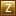 Letter Z gold icon
