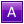 Letter A violet icon