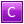 Letter C pink icon
