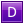Letter-D-violet icon