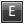 Letter E grey icon