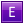 Letter E violet icon